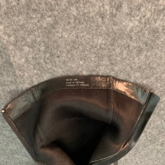 Bata Women’s Straps Black Pointy Toe Side Zip Heel Boots - Picture 9 of 13